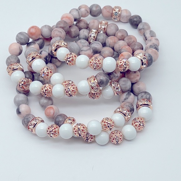 Pink Zebra Jasper Bracelet 💖Host Pick 💖 - Picture 4 of 5